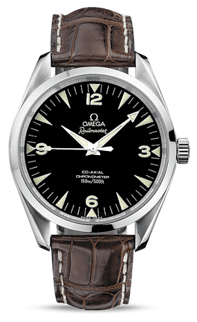 Omega Seamaster Aqua Terra 150M Co-Axial 39.2 Railmaster / Brown Alligator